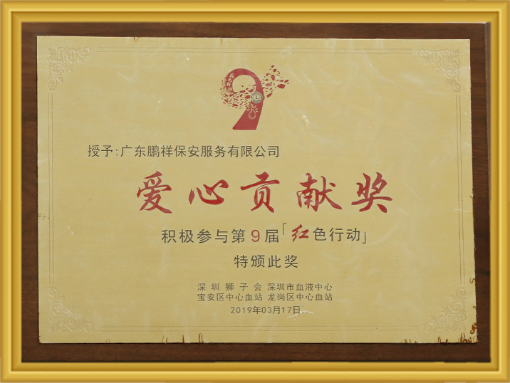 第9届红色行动爱心贡献奖 (2) 97国际-至尊品牌,源于诺言